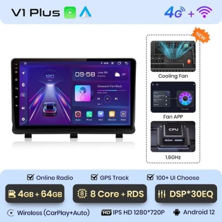 Radio Navegador Android para Opel Antara (2006 - 2017)