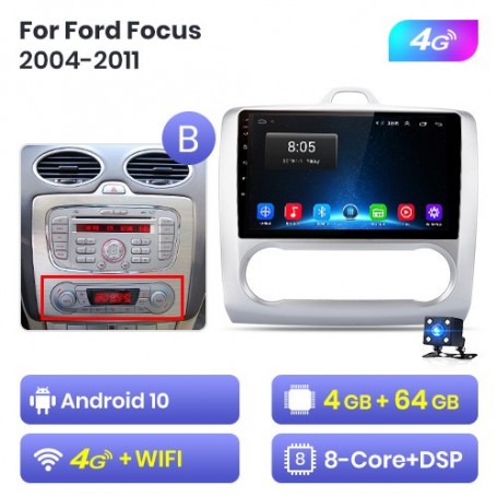 Equipo Multimedia para Ford Focus MK2 (2004-2011)