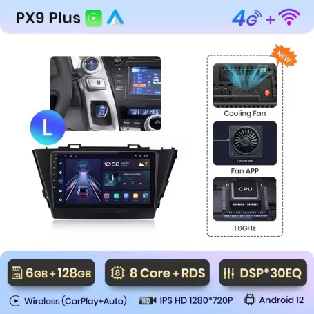 Radio Android para Toyota Prius Plus (Oferta Taxi)