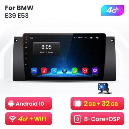 Radio Navegador Android para BMW E39 X5 E53 F15