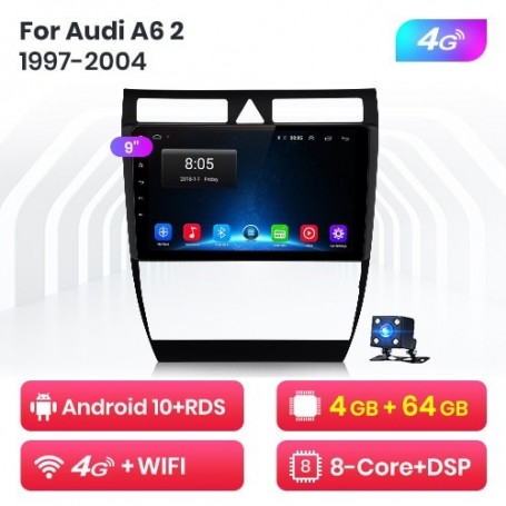 Radio Navegador Android para Audi A6 (1997-2004)