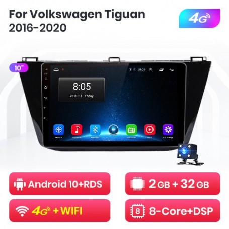 Radio Navegador Android para VW Tiguan (2016-2020)