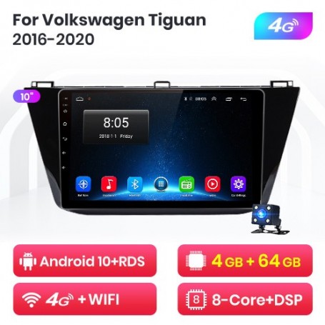 Radio Navegador Android para VW Tiguan (2016-2020)