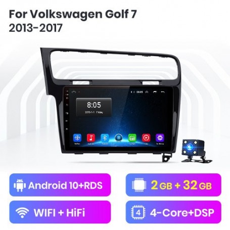 Radio Navegador Android para Volkswagen Golf MK7 (2014-2018)