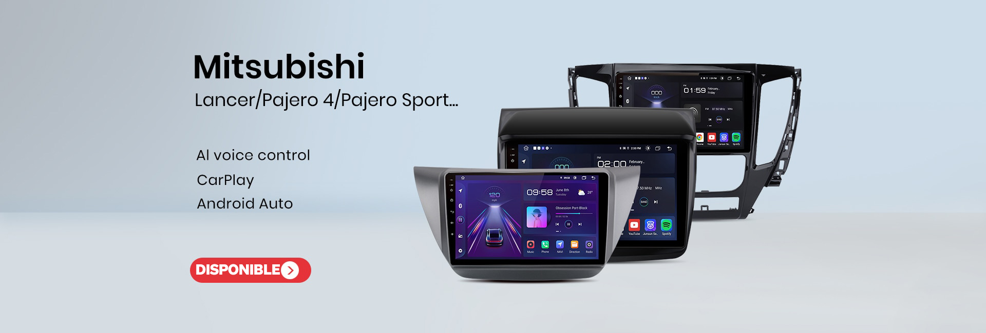 Radio para Mitsubishi