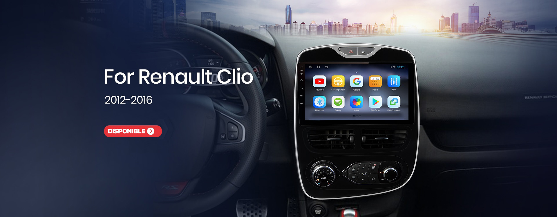 Radio para Renault Clio