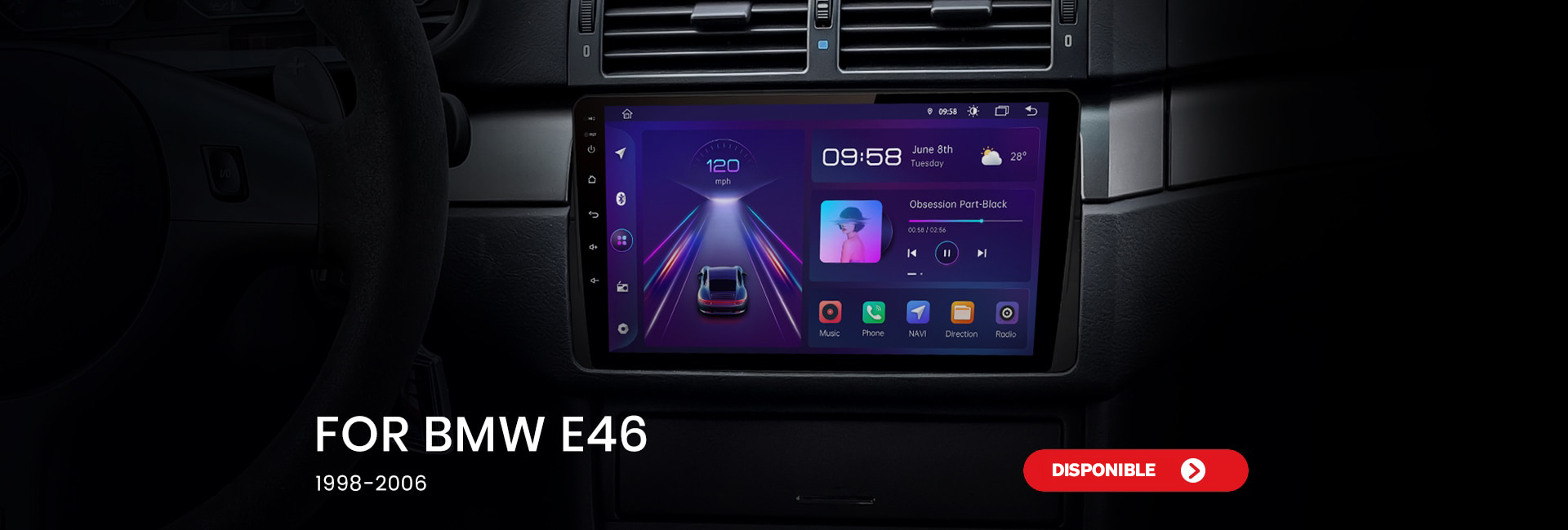 Radio para BMW E46