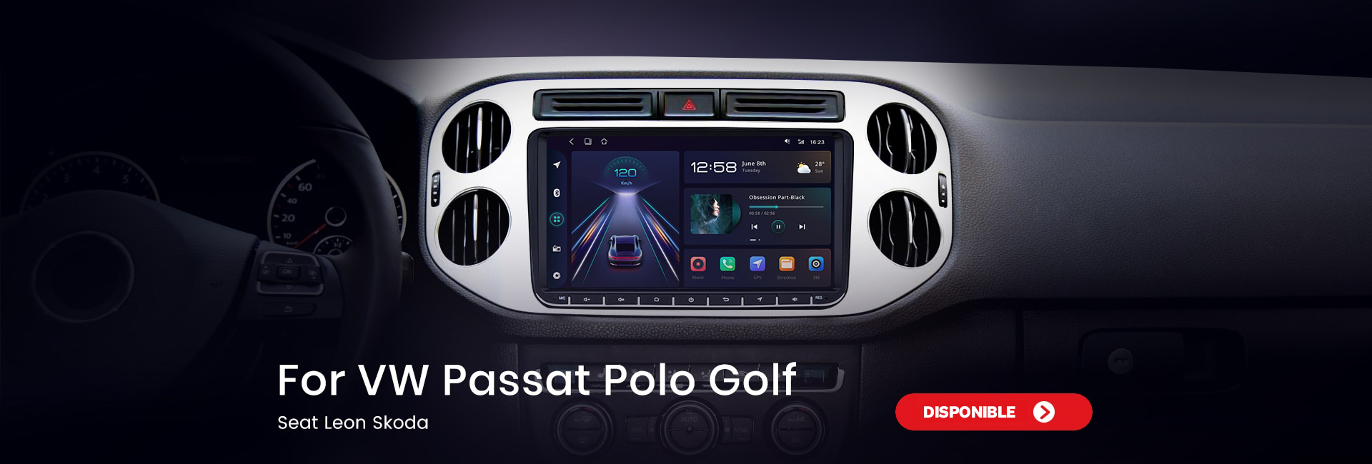 Radio para VW Tiguan