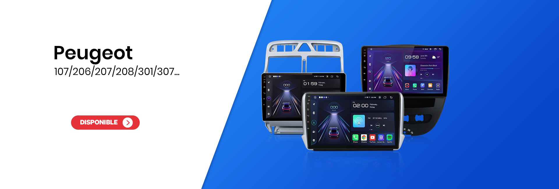 Radio para Peugeot